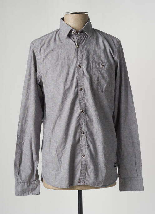 Cămașă cu mâneci lungi gri TOM TAILOR bărbat
