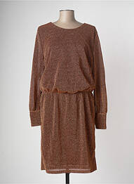 Rochie midi maro FRANSA femeie