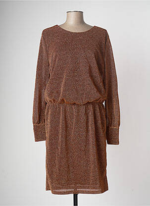 Rochie midi maro FRANSA femeie