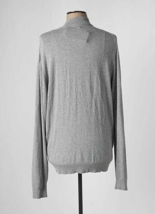 Vestă cu mâneci lungi gri TOM TAILOR bărbat