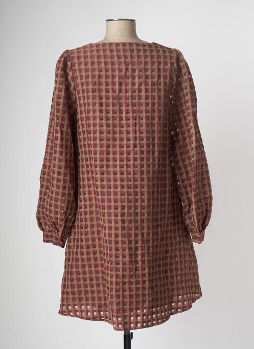 Rochie midi maro VILA femeie