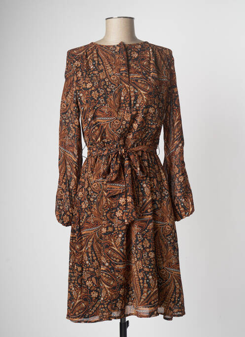 Rochie midi maro ZABAIONE femeie