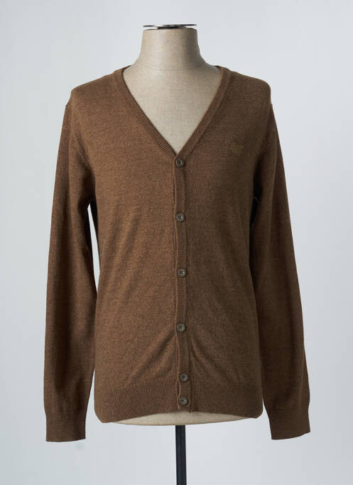 Vestă cu mâneci lungi maro BRUCE & BUTLER  bărbat