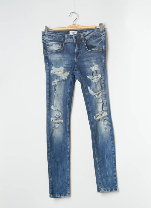 Blugi cu croială slim albastru VERO MODA femeie