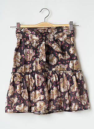 Fustă scurtă negru FOUDRE BY AURELIE VAN DAELEN femeie