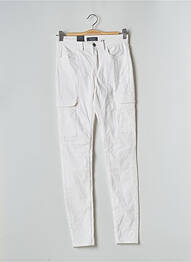 Blugi cu croială slim alb PIECES femme
