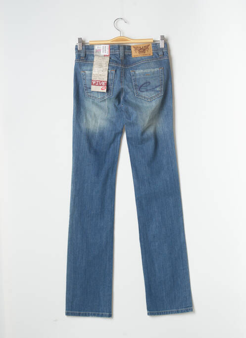 Blugi cu croială dreaptă albastru EDC femeie