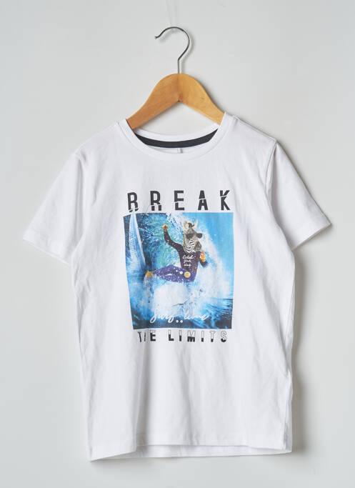 Tricou alb NAME IT fată