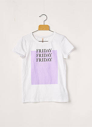 Tricou alb ONLY fată