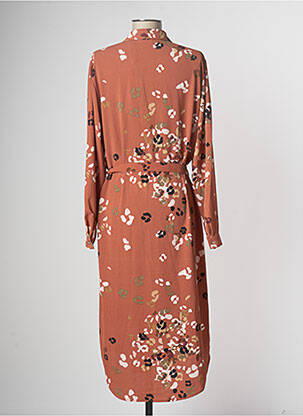 Rochie midi maro VERO MODA femeie