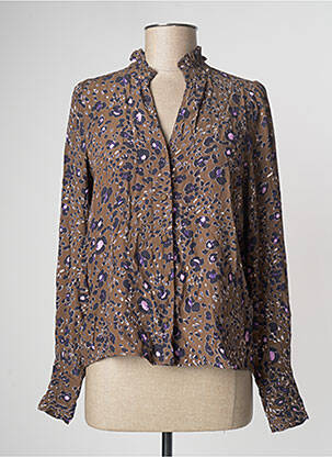 Cămașă maro VERO MODA femeie