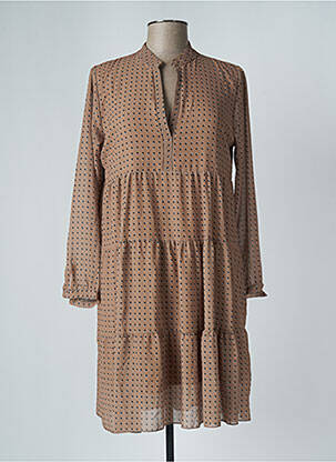 Rochie midi maro ZABAIONE femeie