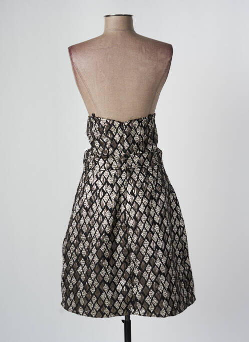 Rochie midi auriu ASTRID BLACK LABEL femeie