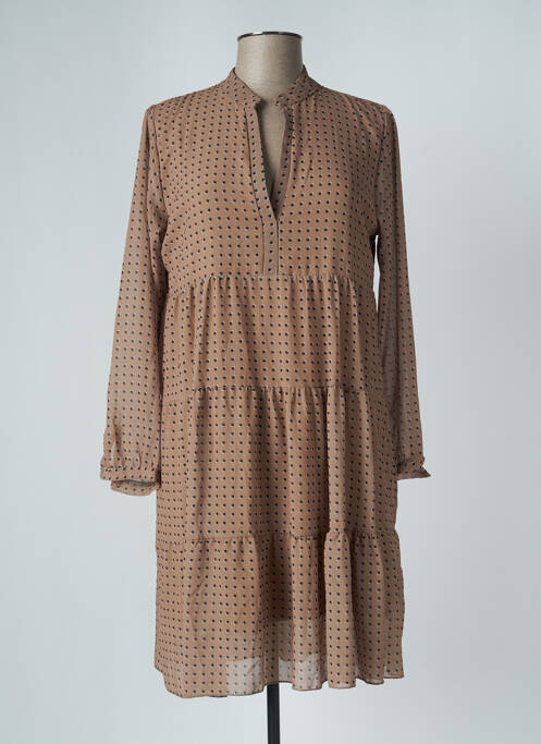 Rochie midi maro ZABAIONE femeie