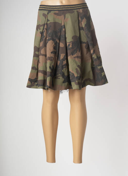 Fustă scurtă verde LITTLE FORTUNE femeie