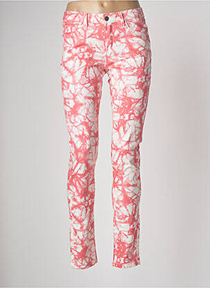 Pantalon slim roz PIECES femeie