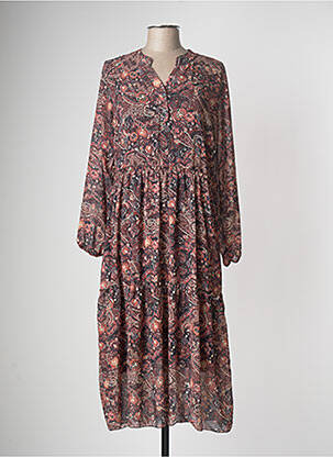 Rochie midi maro HAILYS femeie