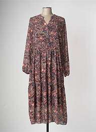 Rochie midi maro HAILYS femeie