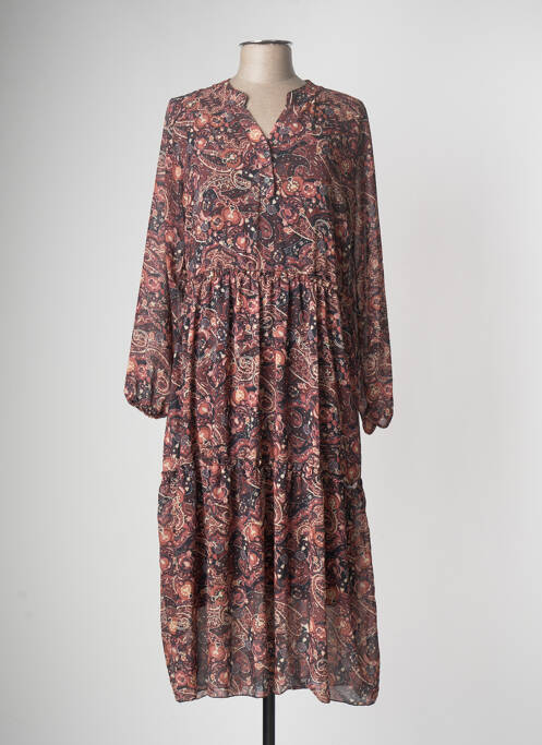 Rochie midi maro HAILYS femeie