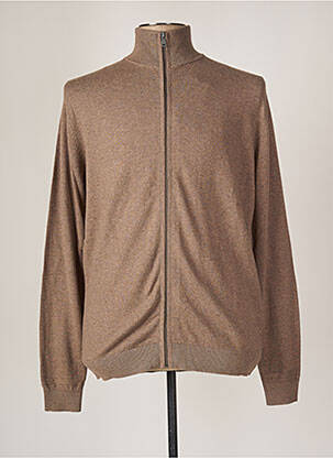 Vestă cu mâneci lungi maro TOM TAILOR bărbat