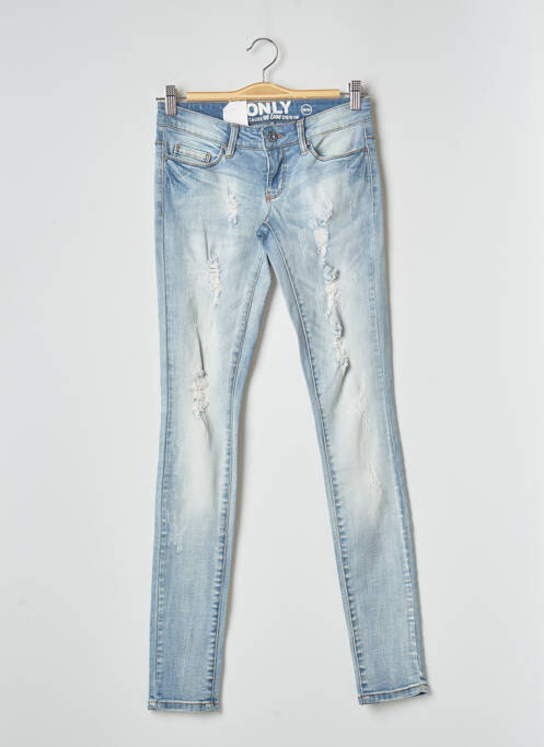 Blugi skinny albastru ONLY femeie