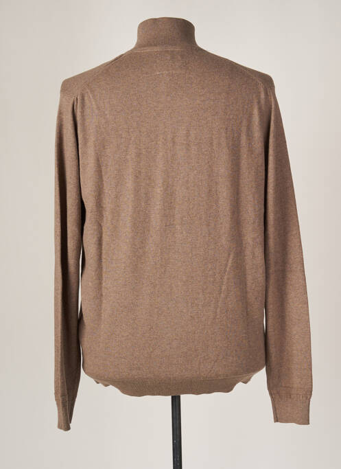 Vestă cu mâneci lungi maro TOM TAILOR bărbat