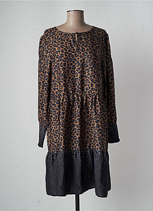 Rochie midi maro NÜ femeie