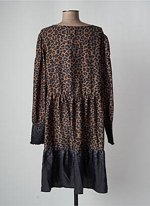 Rochie midi maro NÜ femeie