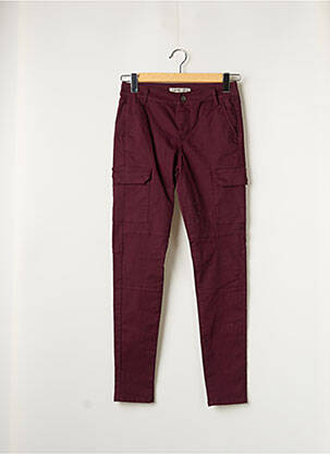 Pantalon cargo roșu VERO MODA femeie