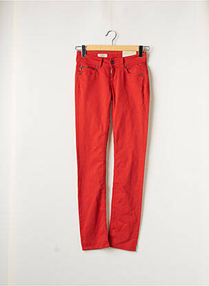 Blugi cu croială largă roșu PEPE femeie