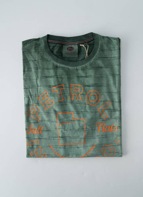 Tricou verde PETROL INDUSTRIES bărbat