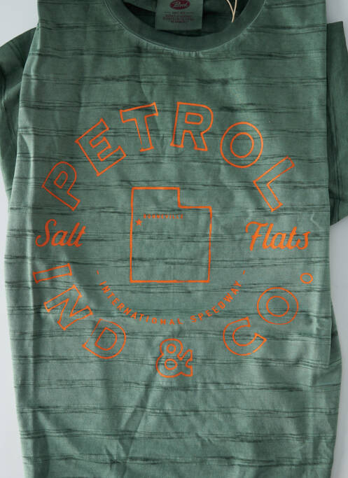 Tricou verde PETROL INDUSTRIES bărbat