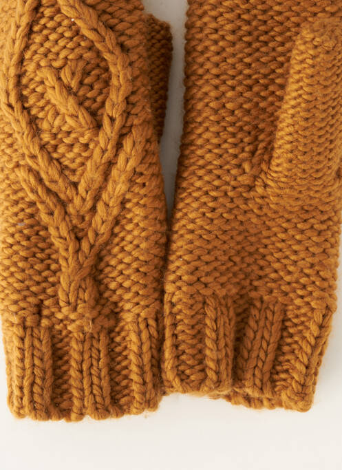 Mănuși maro PIECES femeie