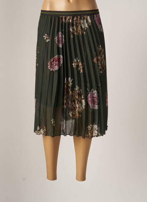 Fustă midi verde DESIGUAL femeie