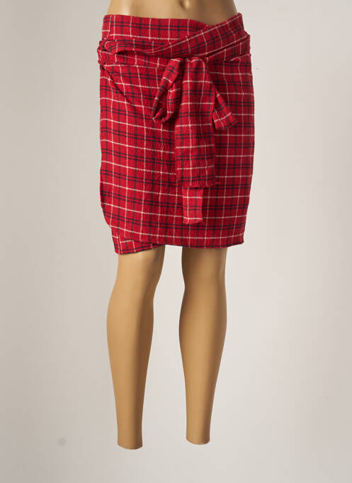 Fustă scurtă roșu MANGO femeie