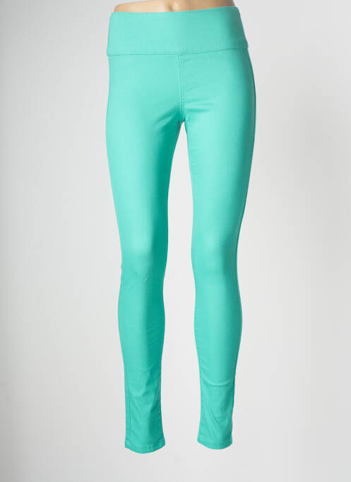 Pantalon slim albastru PIECES femeie