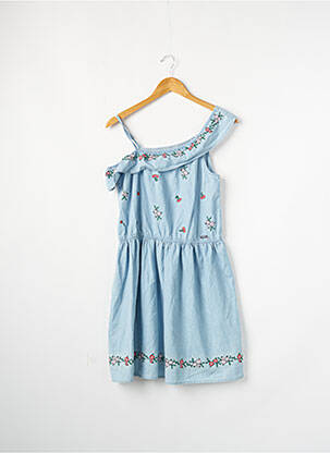 Rochie midi albastru GUESS fată