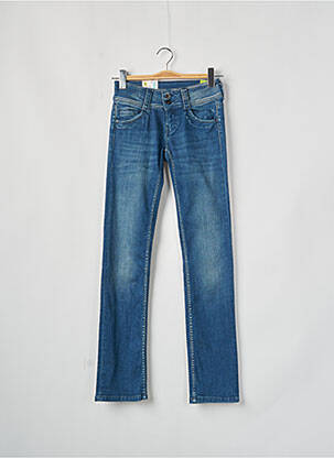 Blugi cu croială slim albastru PEPE femeie