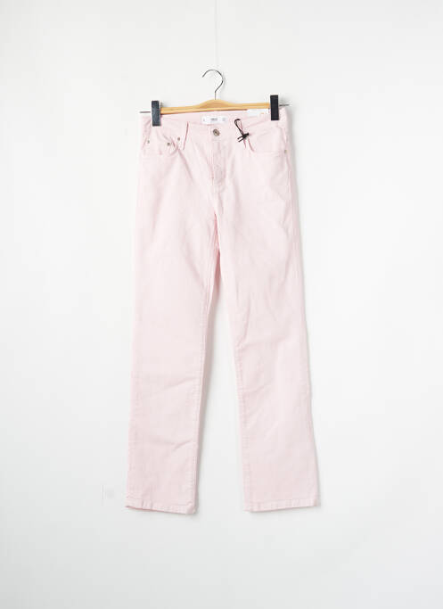 Blugi cu croială slim roz MANGO femeie