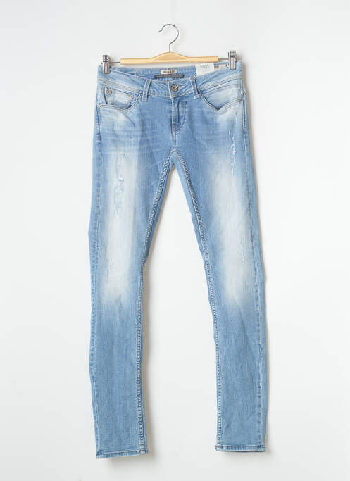 Blugi cu croială slim albastru GARCIA femeie