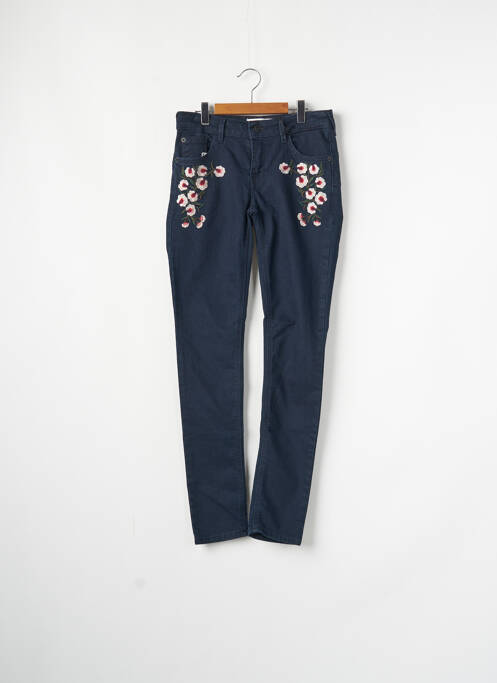 Blugi cu croială slim albastru MANGO femeie