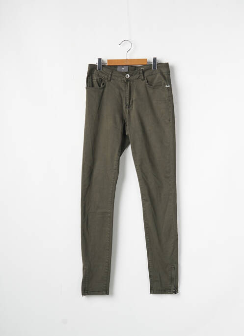 Pantalon slim verde VERO MODA femeie