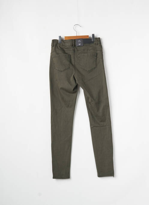 Pantalon slim verde VERO MODA femeie