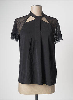 Top negru GUESS femeie