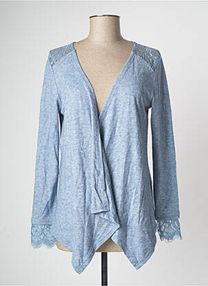 Vestă cu mâneci lungi albastru ONLY femeie