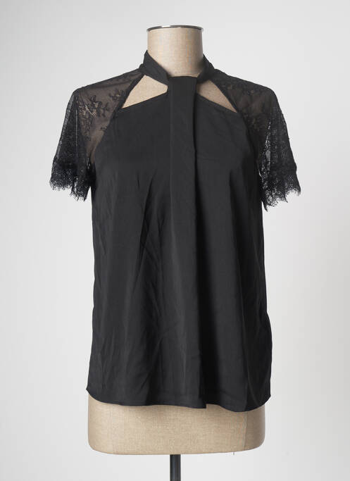 Top negru GUESS femeie