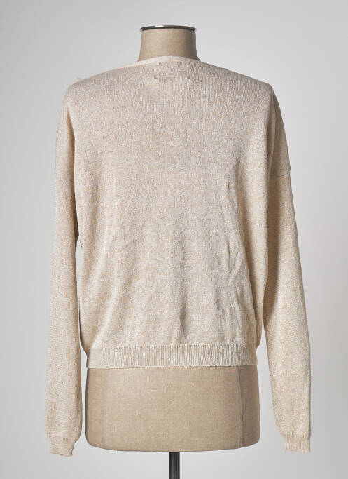 Vestă cu mâneci lungi bej BELLITA femeie