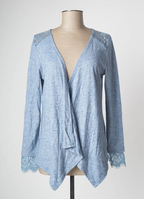 Vestă cu mâneci lungi albastru ONLY femeie