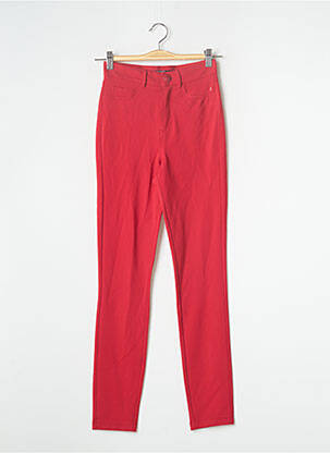 Pantalon slim roșu GUESS femeie