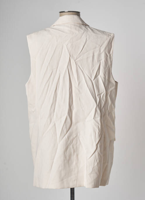 Vestă fără mâneci bej MANGO femeie